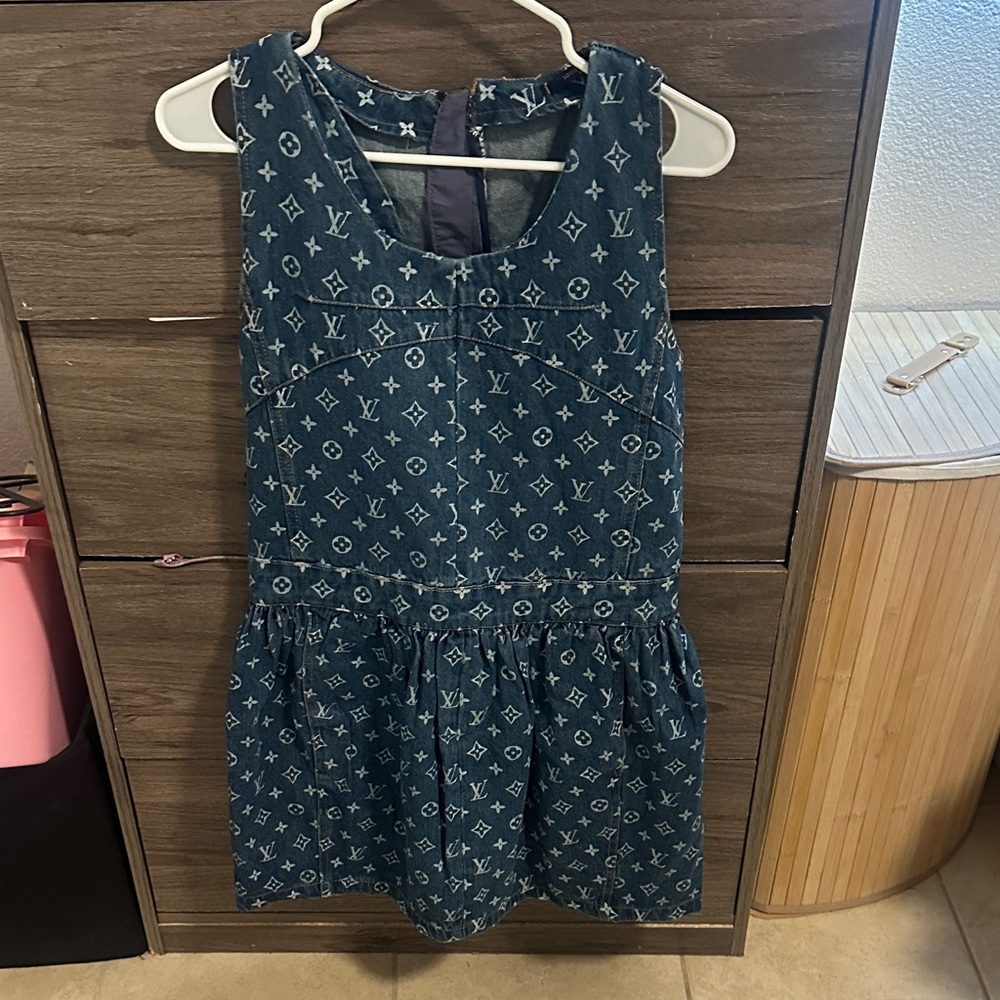 LV Blue Denim Dress